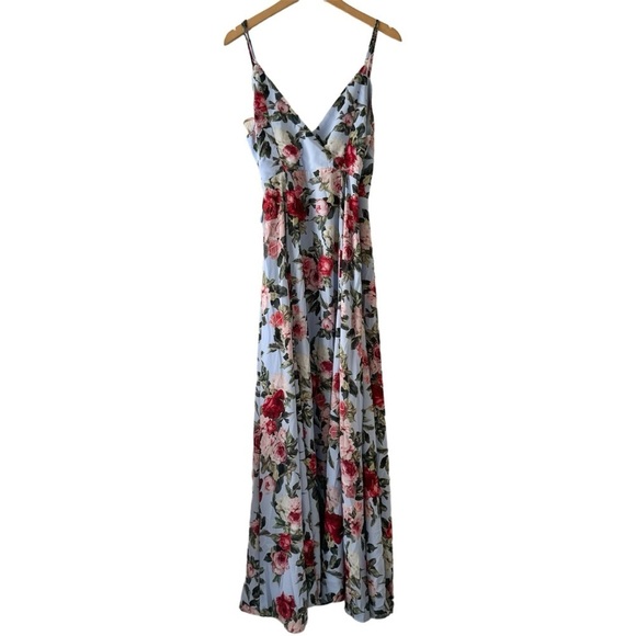 Fame and Partners Floral Wrap Maxi Dress - Picture 4 of 5